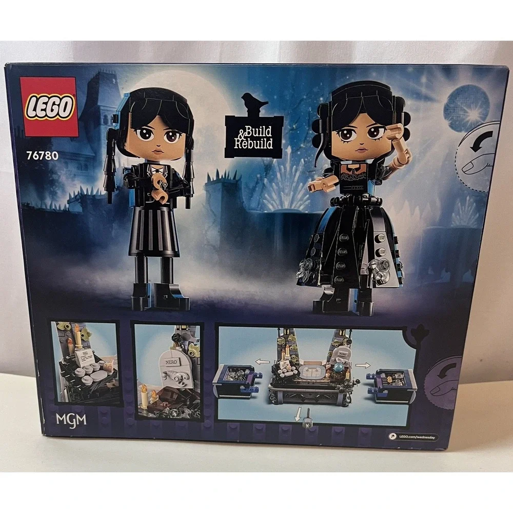 LEGO Wednesday Addams Figure Set 702pcs 76780 Building Toy 10+ New Adams